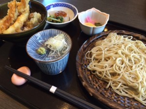 20160211 源　小天丼と二八蕎麦